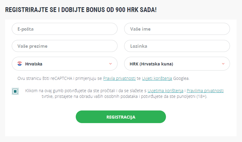 Upisnica Hrvatska